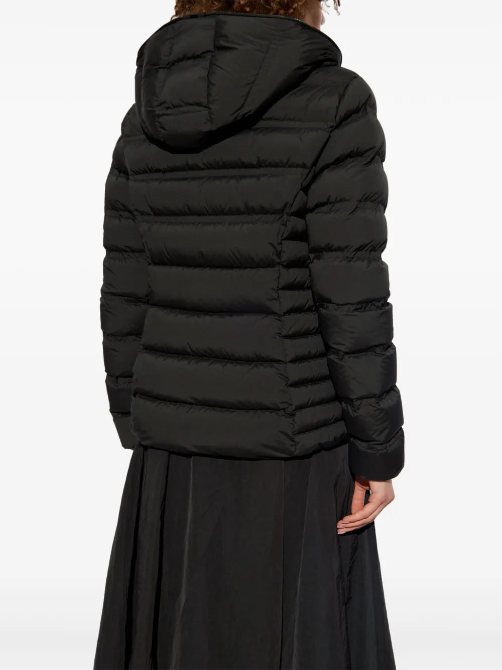 MONCLER Slim Fit Down Jacket with Zipped Hood for Women