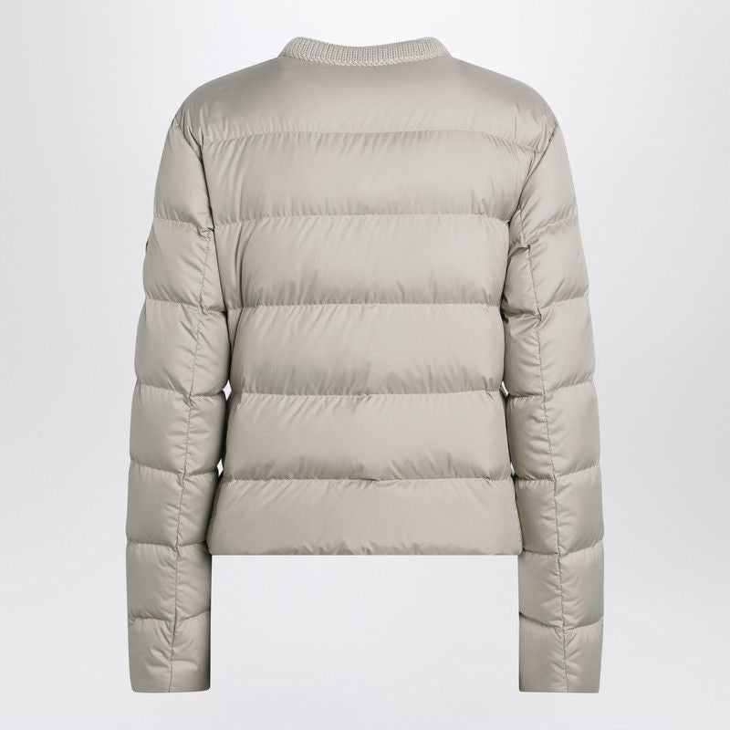 MONCLER Mini Short Zip-Up Puffer Jacket