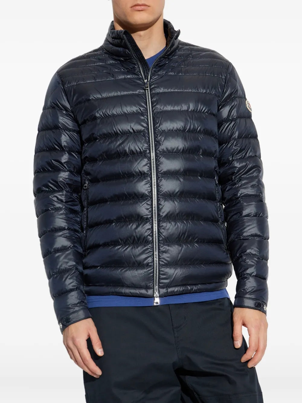 MONCLER Lightweight High Neck Down Jacket for Men