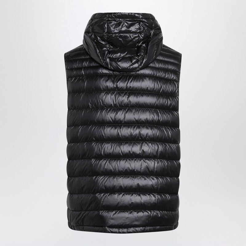 MONCLER Padded Vest with Adjustable Hood for Men - FW25