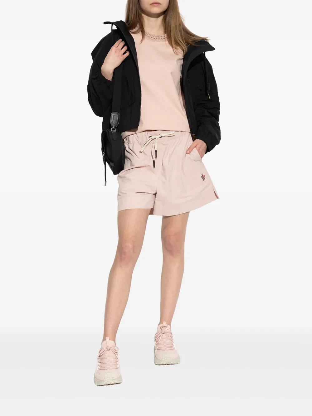 MONCLER Women's Mini Hooded Cropped Parka Jacket