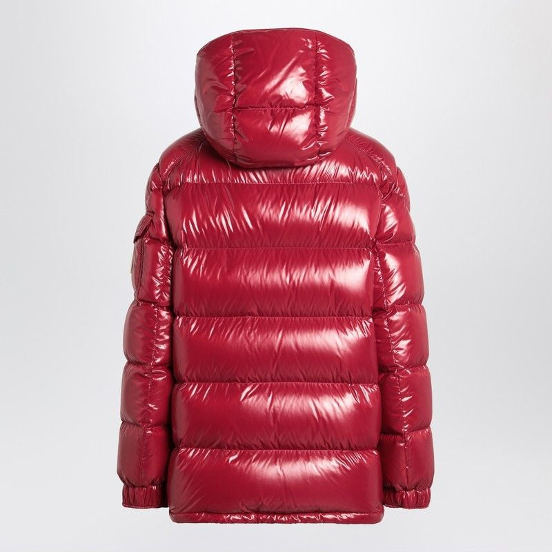 MONCLER Women's Down Jacket in Lacquered Nylon with Removable Hood