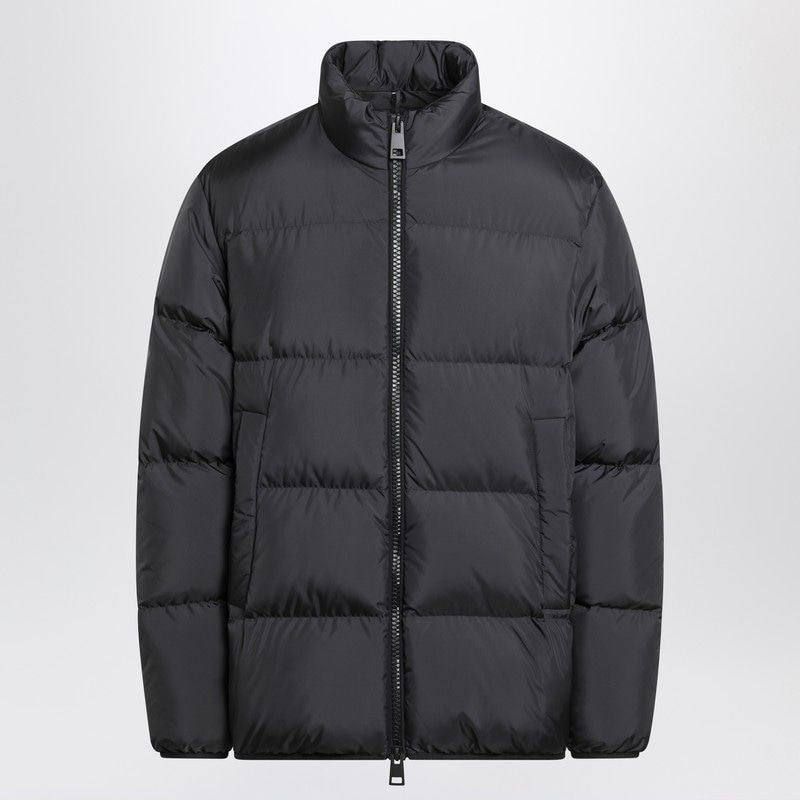 MONCLER Quilted Jacket with High Collar and Zip Closure for Men