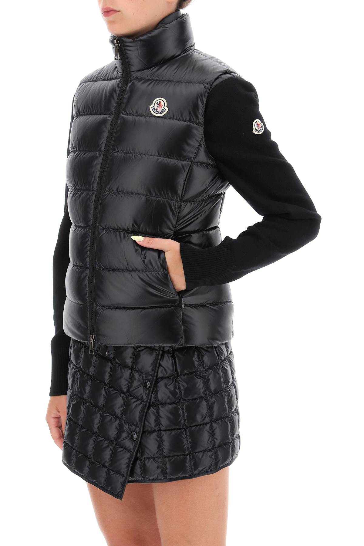 MONCLER Mini Glossy Nylon Puffer Gilet - Size 2