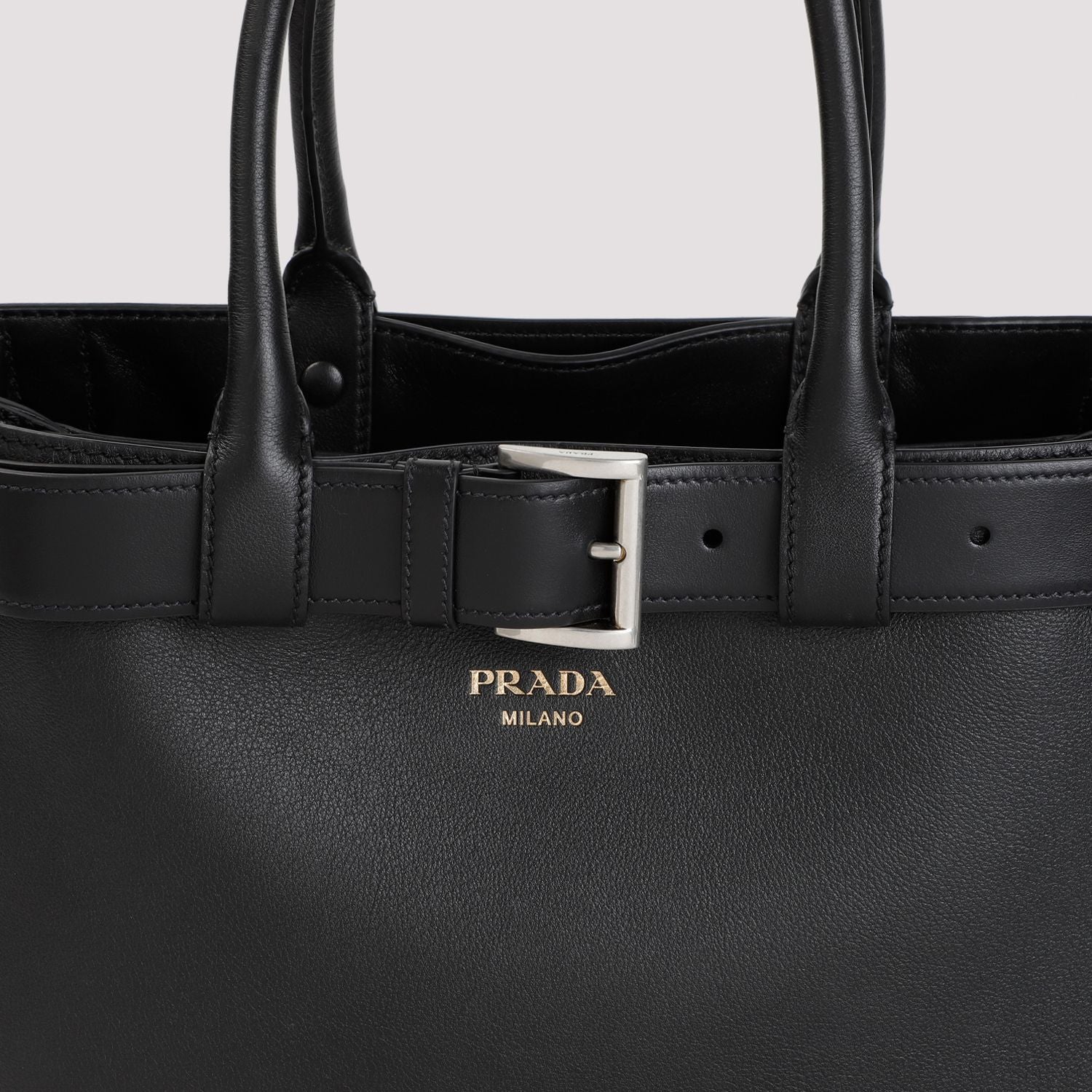 PRADA Large Buckle Handbag