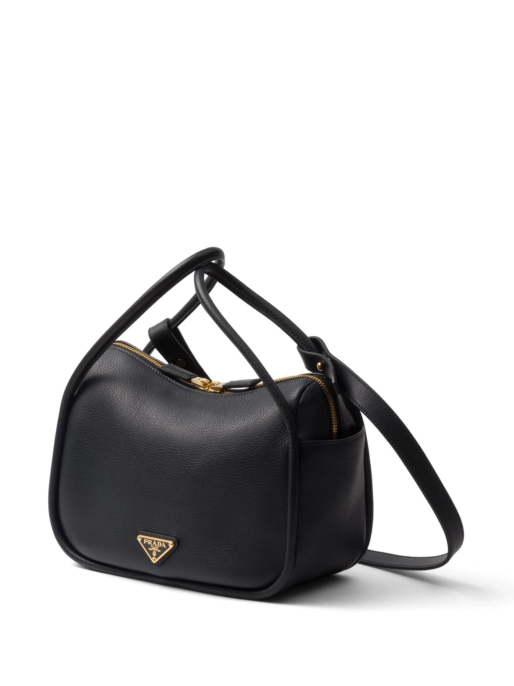 PRADA Elegant Leather Handbag for Women - FW25 Collection