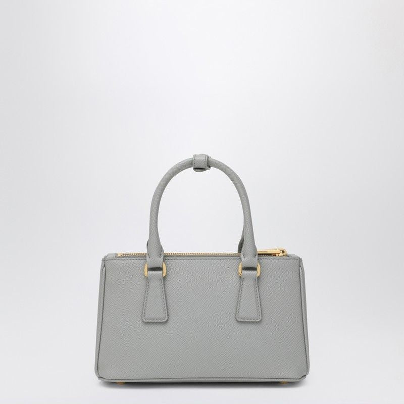 PRADA Mini Handbag with Double Handles and Adjustable Strap