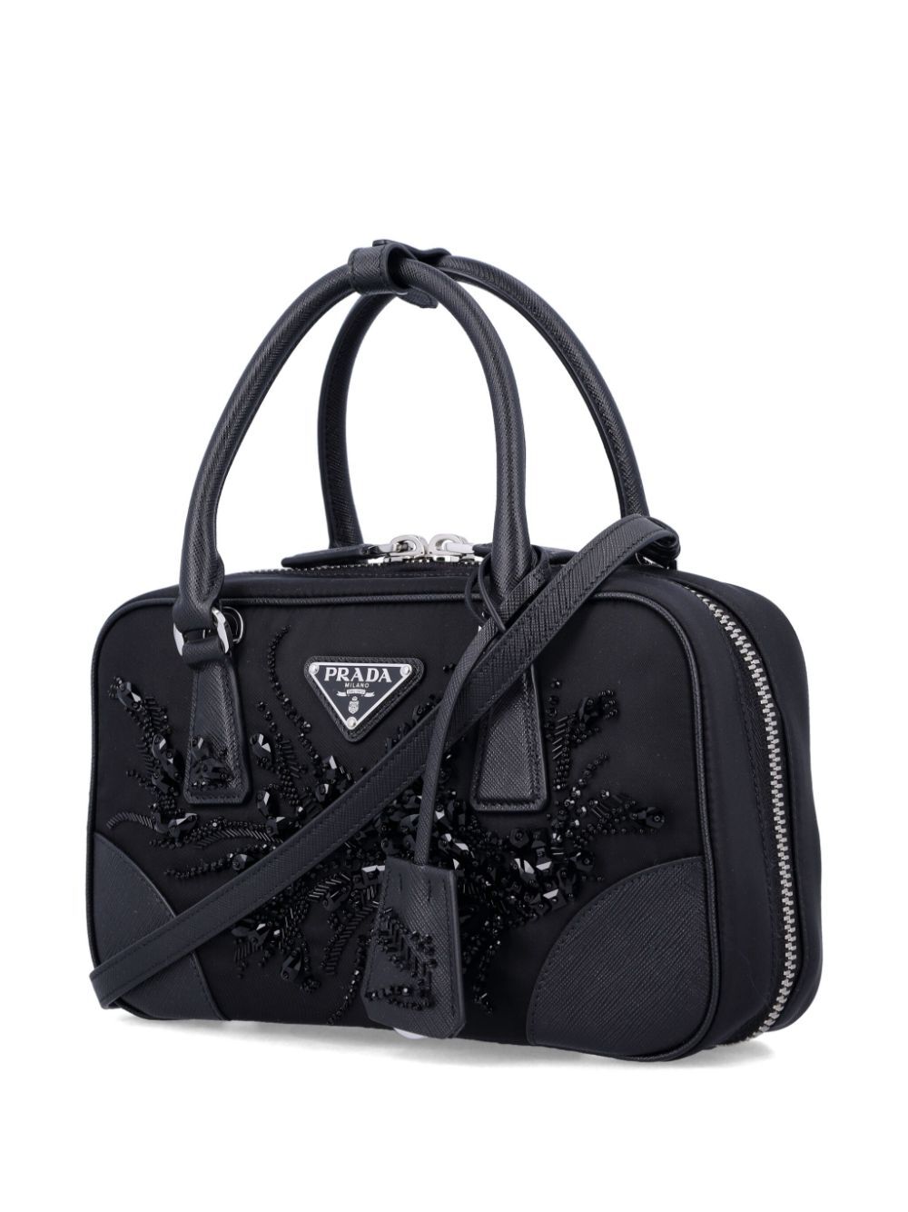 PRADA Embellished Two-Handle Mini Handbag