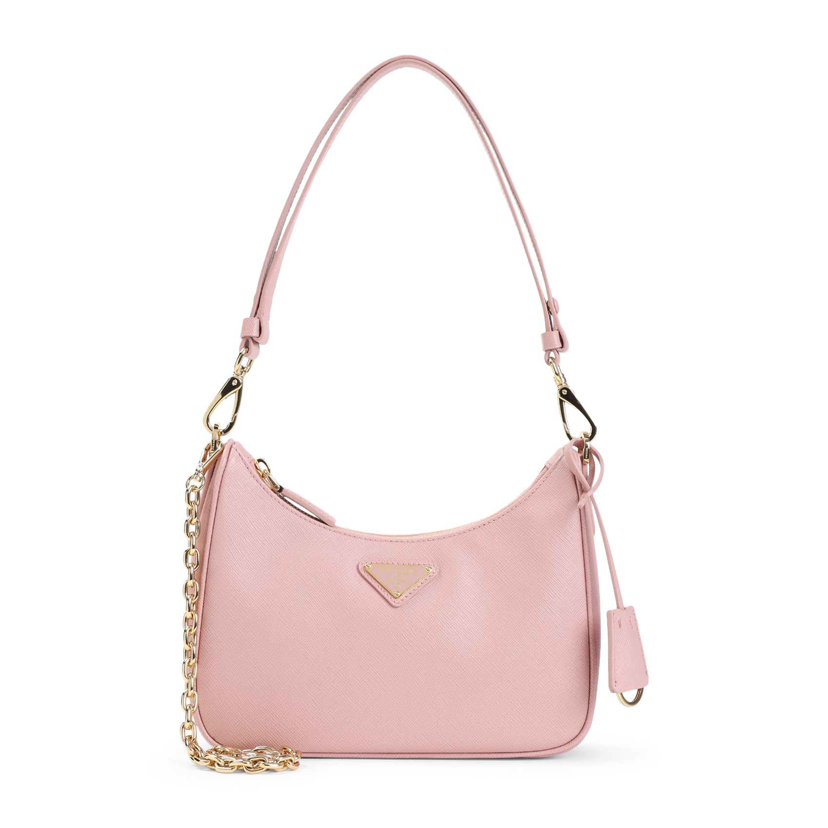 PRADA Mini Re-Edition Leather Shoulder Handbag