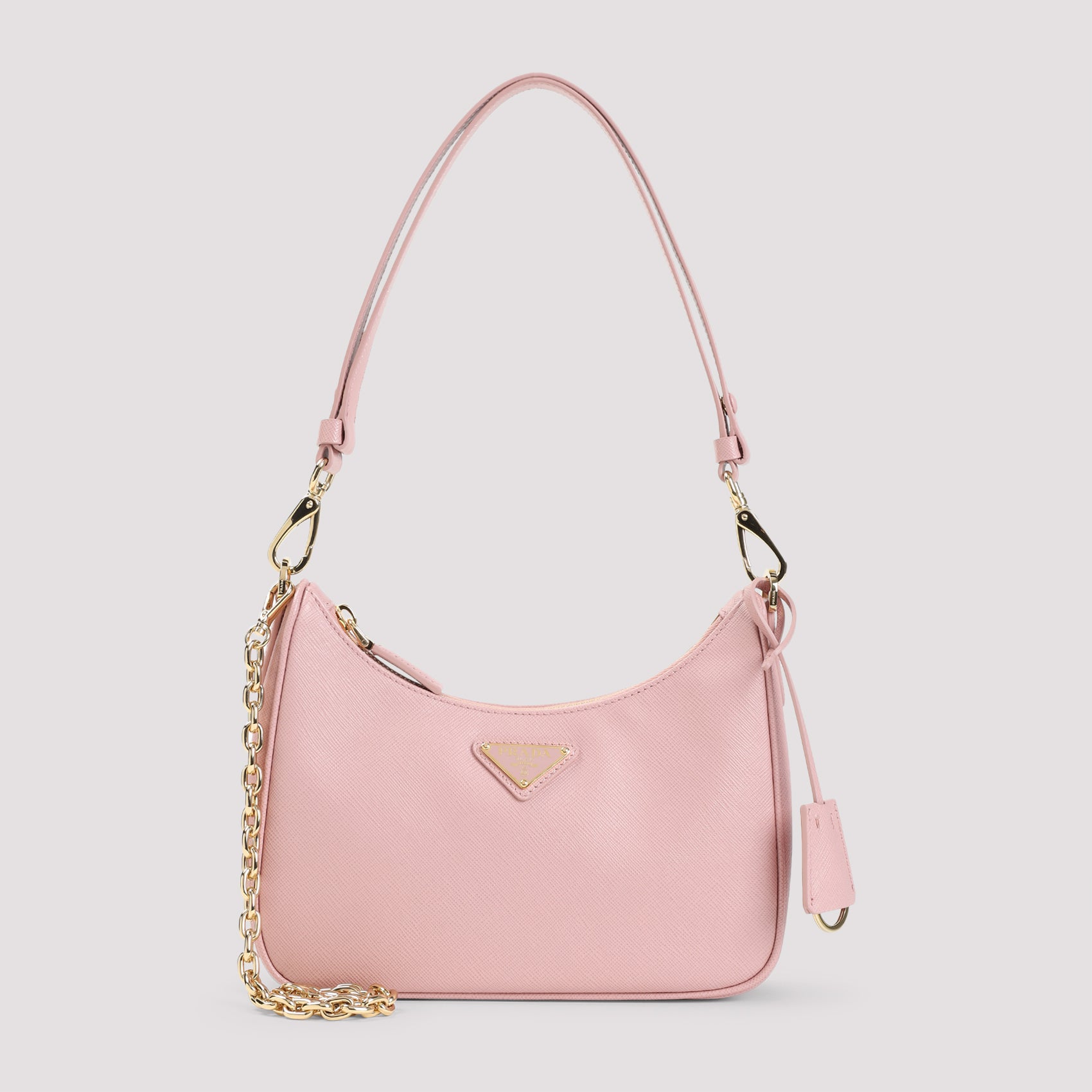 PRADA Mini Re-Edition Leather Shoulder Handbag