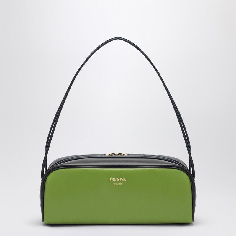 PRADA Mini Shoulder Bag with Double Zip Closure