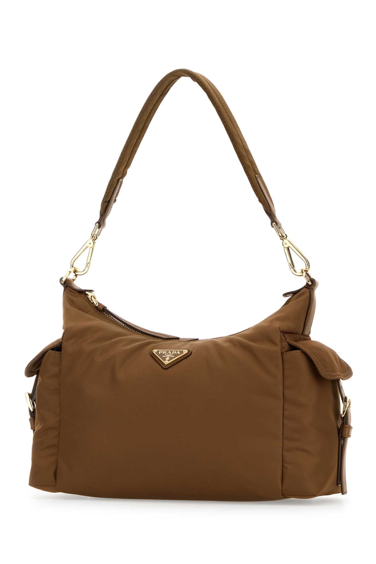 PRADA Soft Fabric Shoulder Handbag for Women