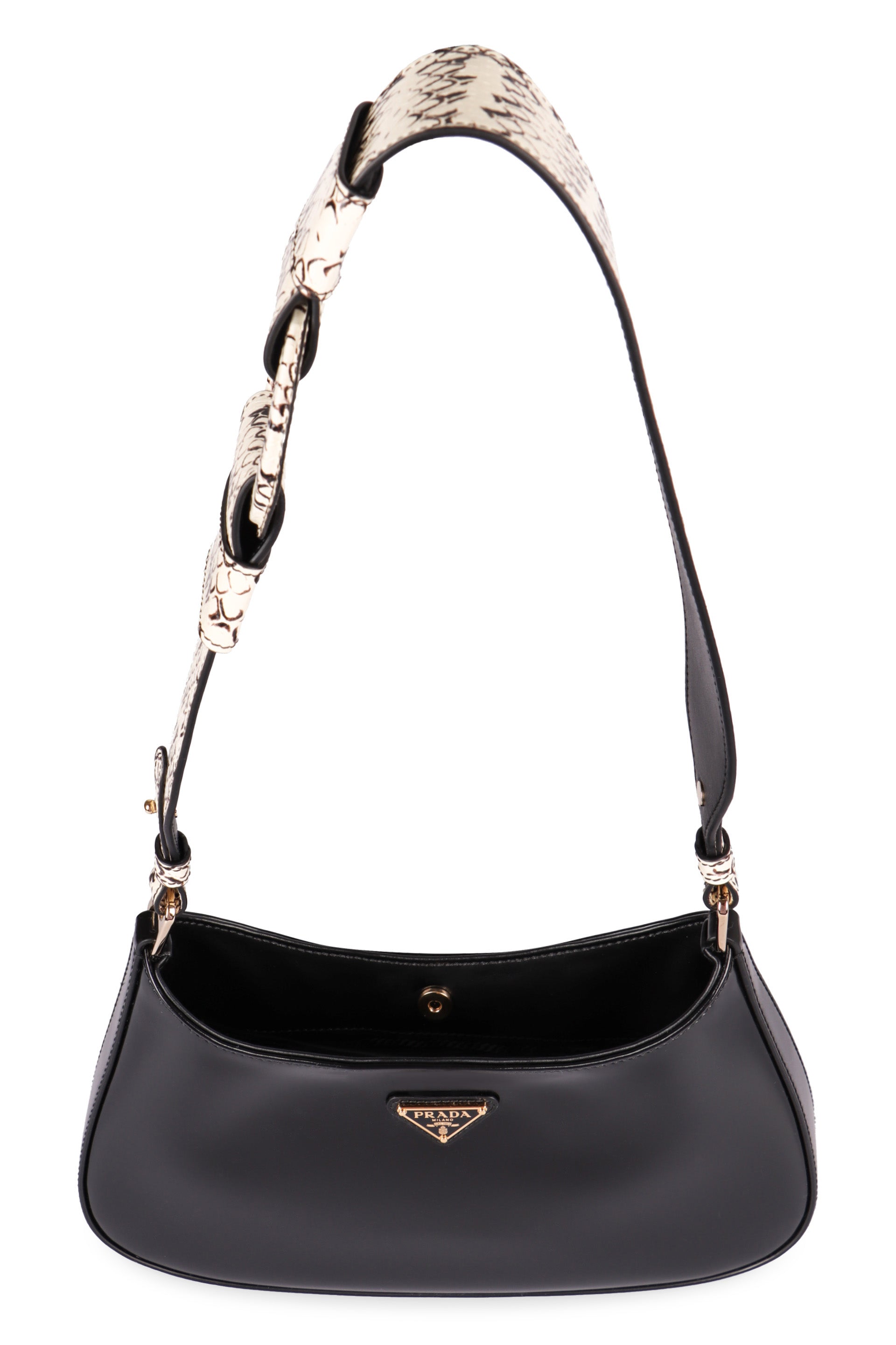 PRADA Leather Cleo Shoulder Handbag