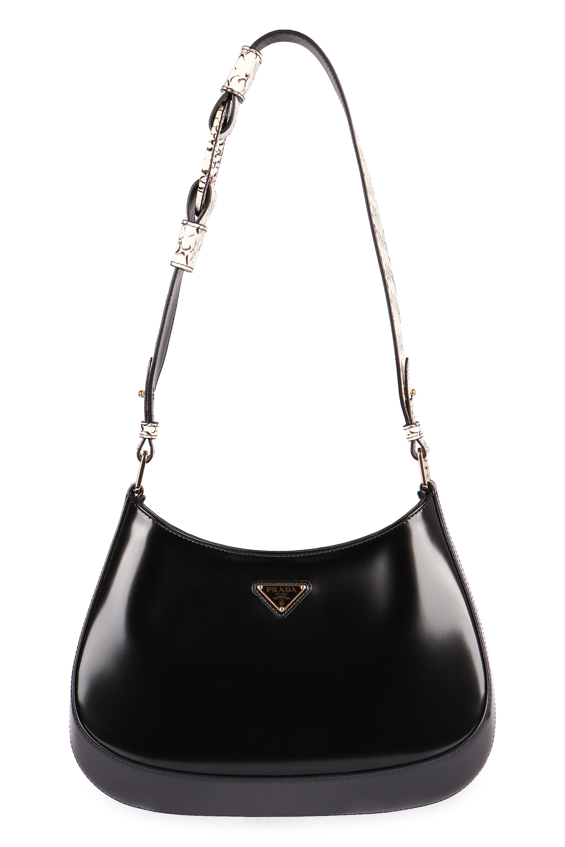 PRADA Leather Cleo Shoulder Handbag