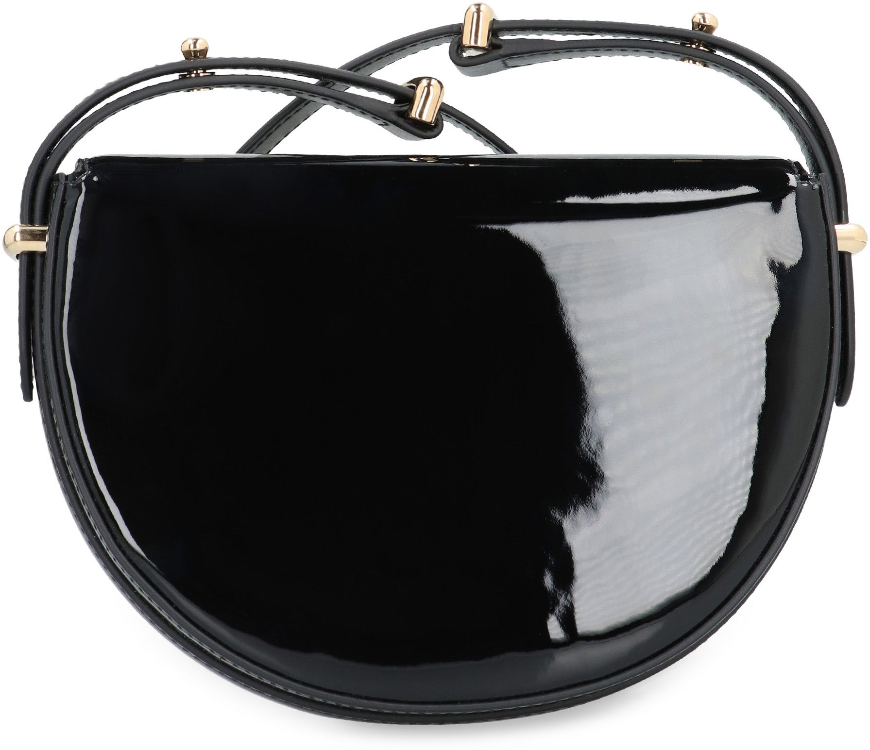PRADA Mini Patent Shoulder Handbag