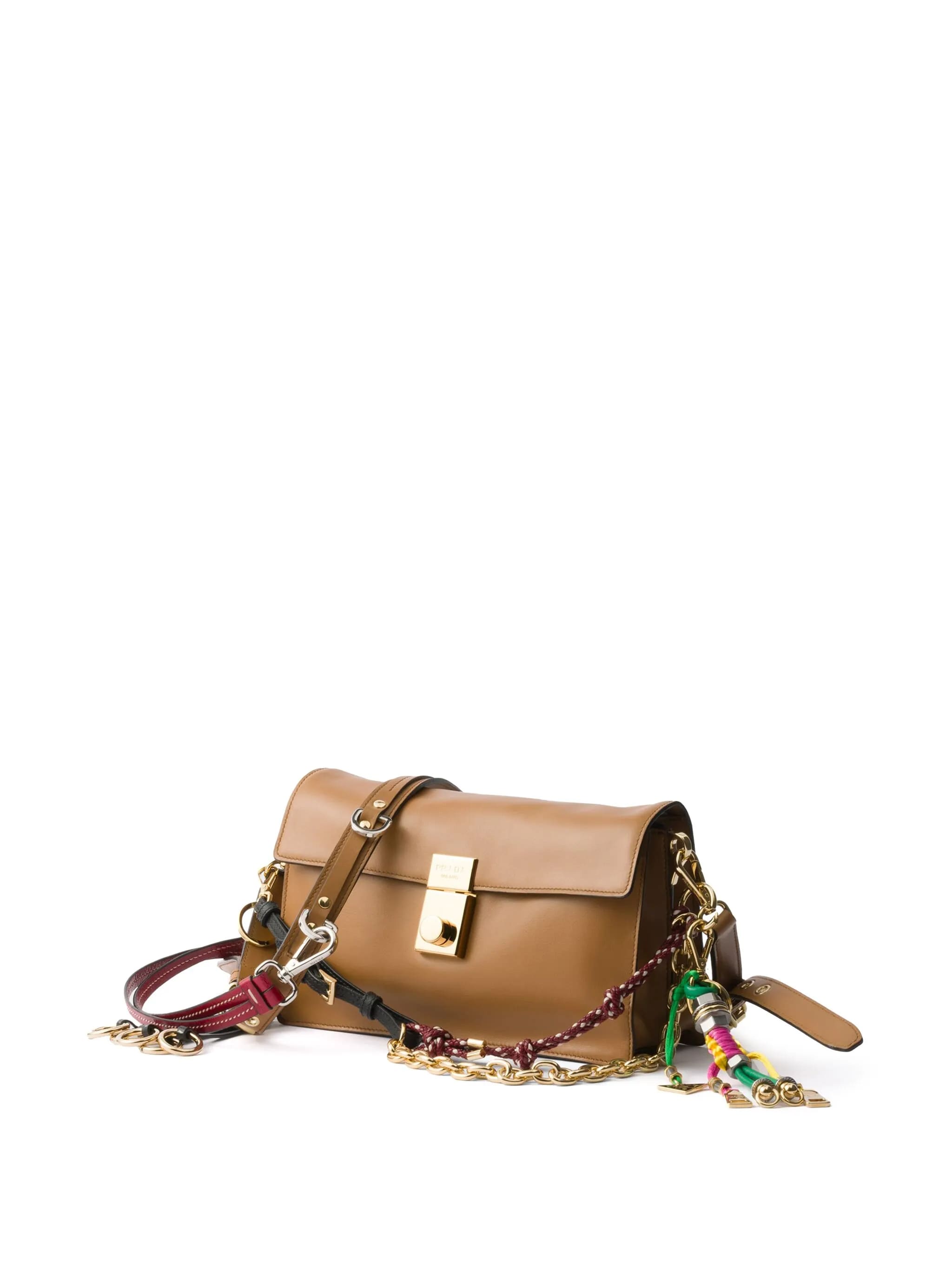 PRADA Mini Leather Handbag for Women - FW25 Collection