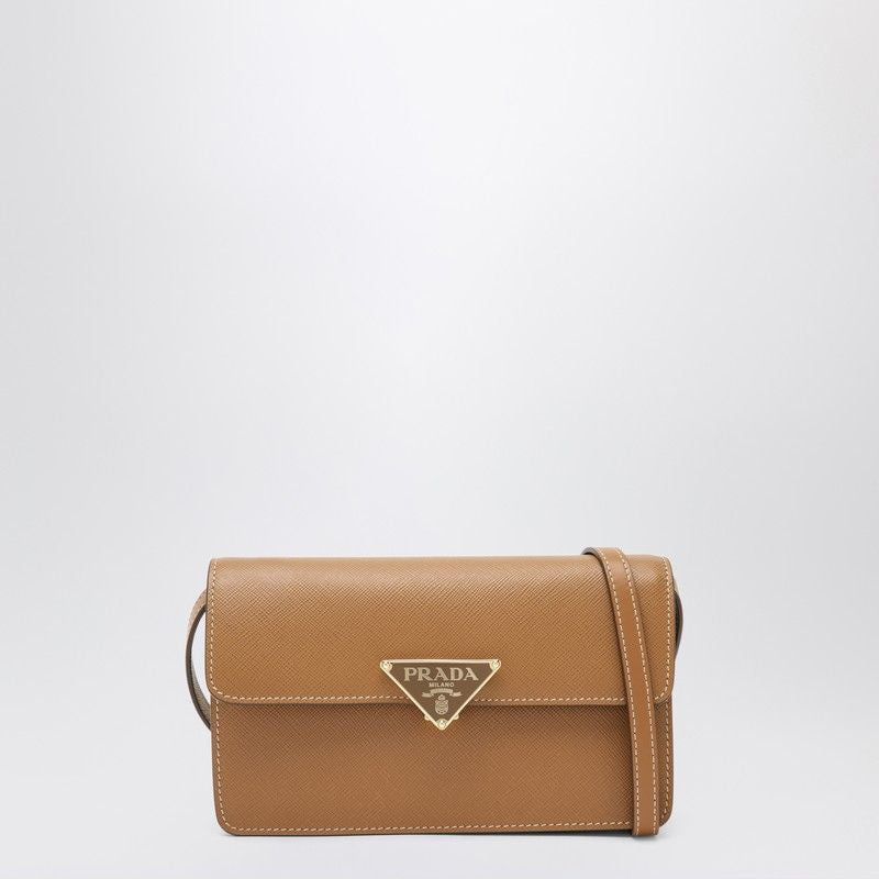 PRADA Mini Handbag in Saffiano Leather with Adjustable Shoulder Strap