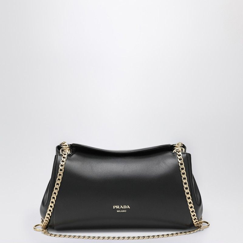 PRADA Mini Nappa Leather Shoulder Handbag