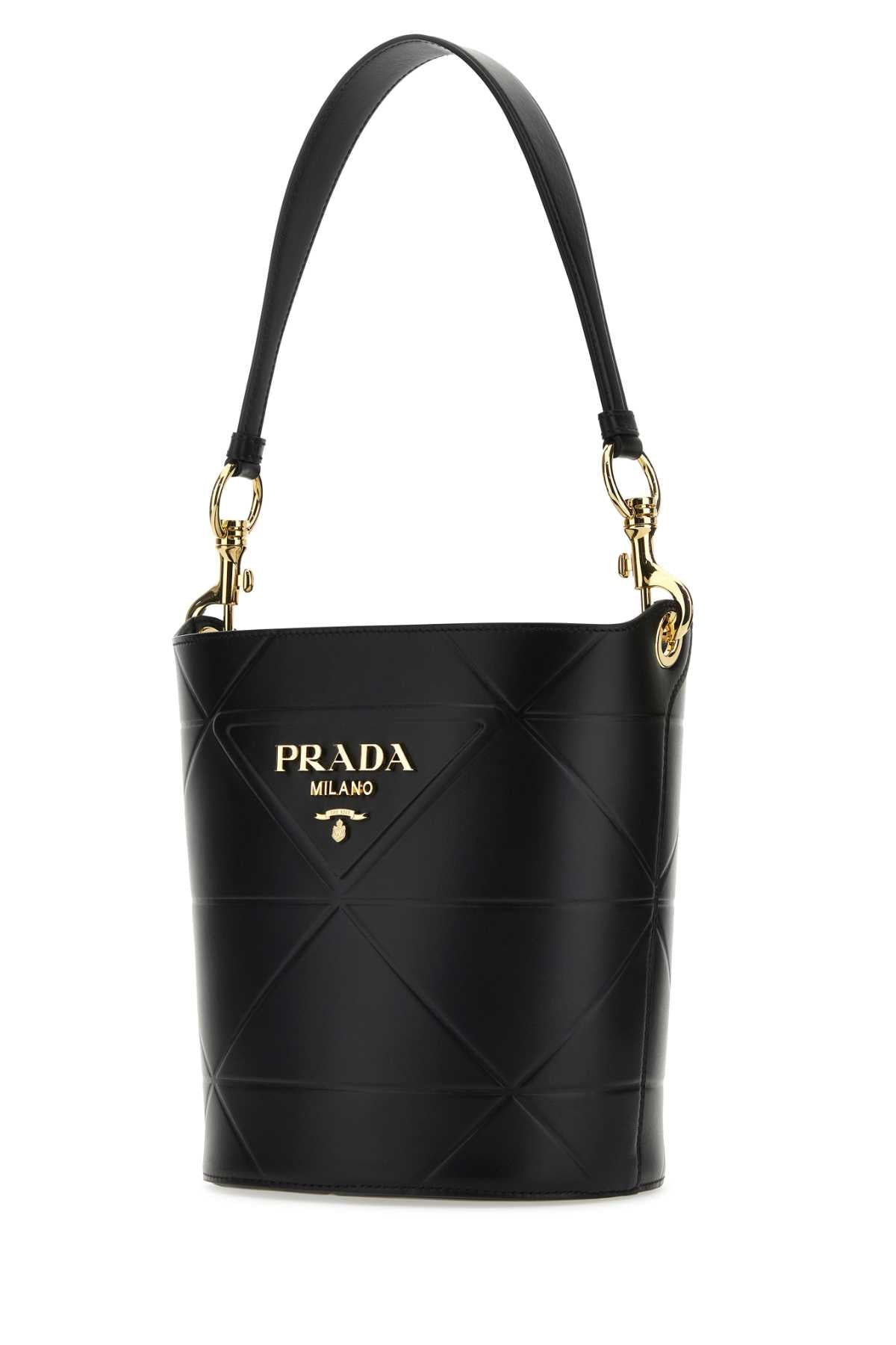 PRADA Leather Bucket Handbag - Chic Women's Accessory