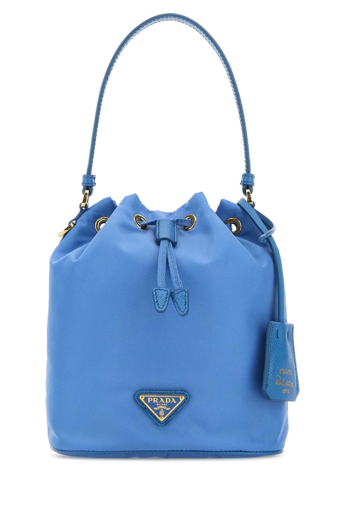 PRADA Nylon Bucket Handbag