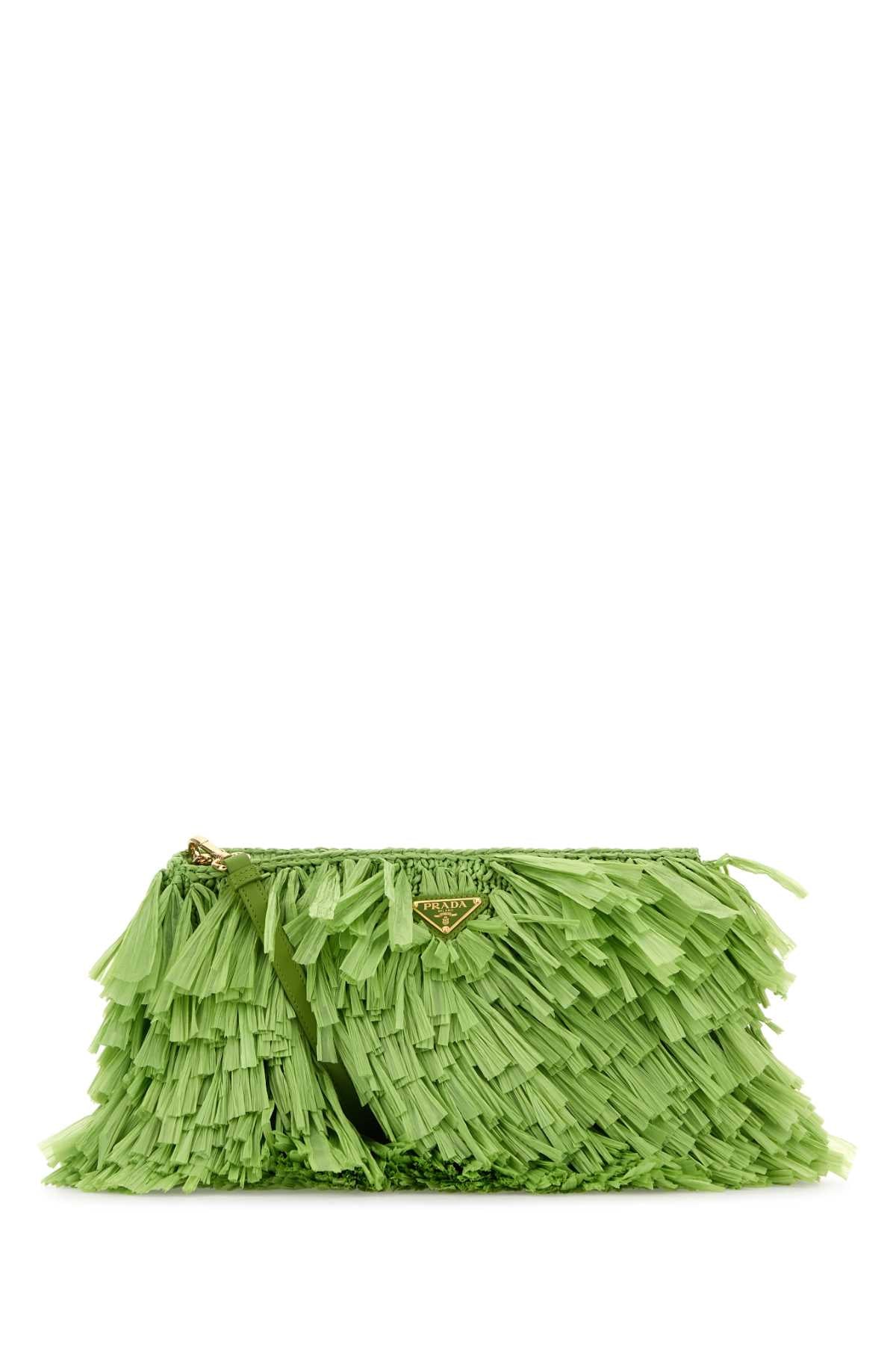 PRADA Mini Crochet Clutch Bag
