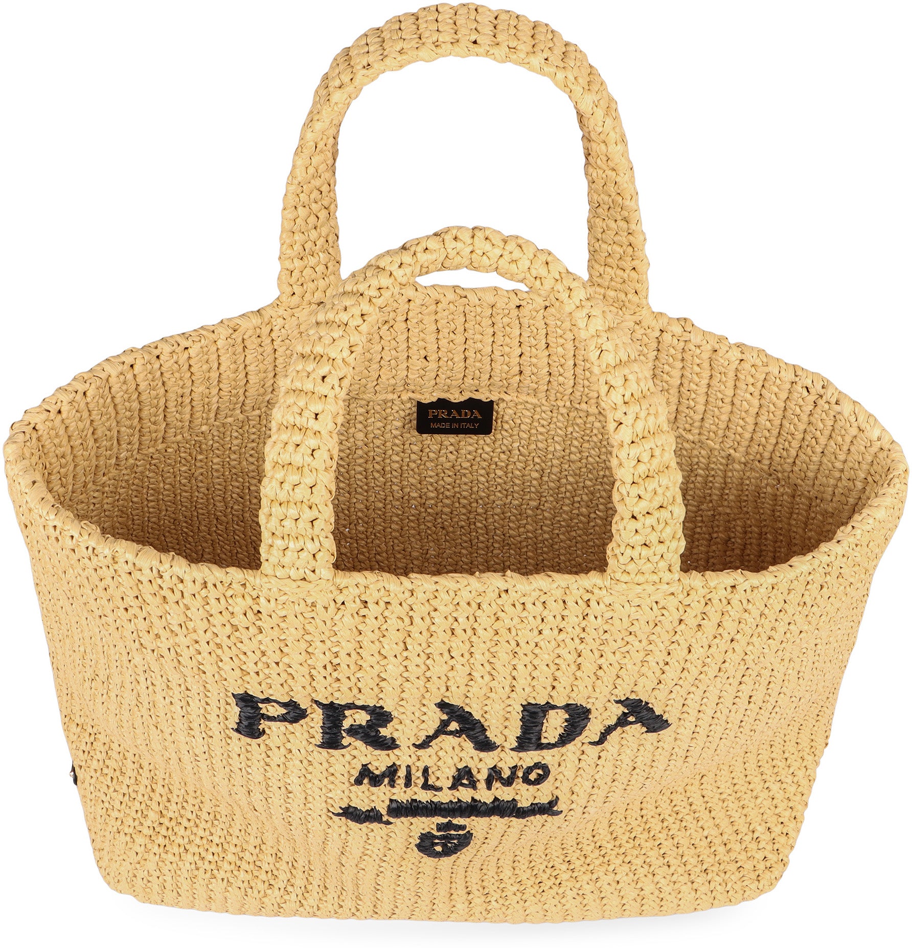 PRADA Crochet Tote Handbag - 40 cm x 34 cm x 16 cm