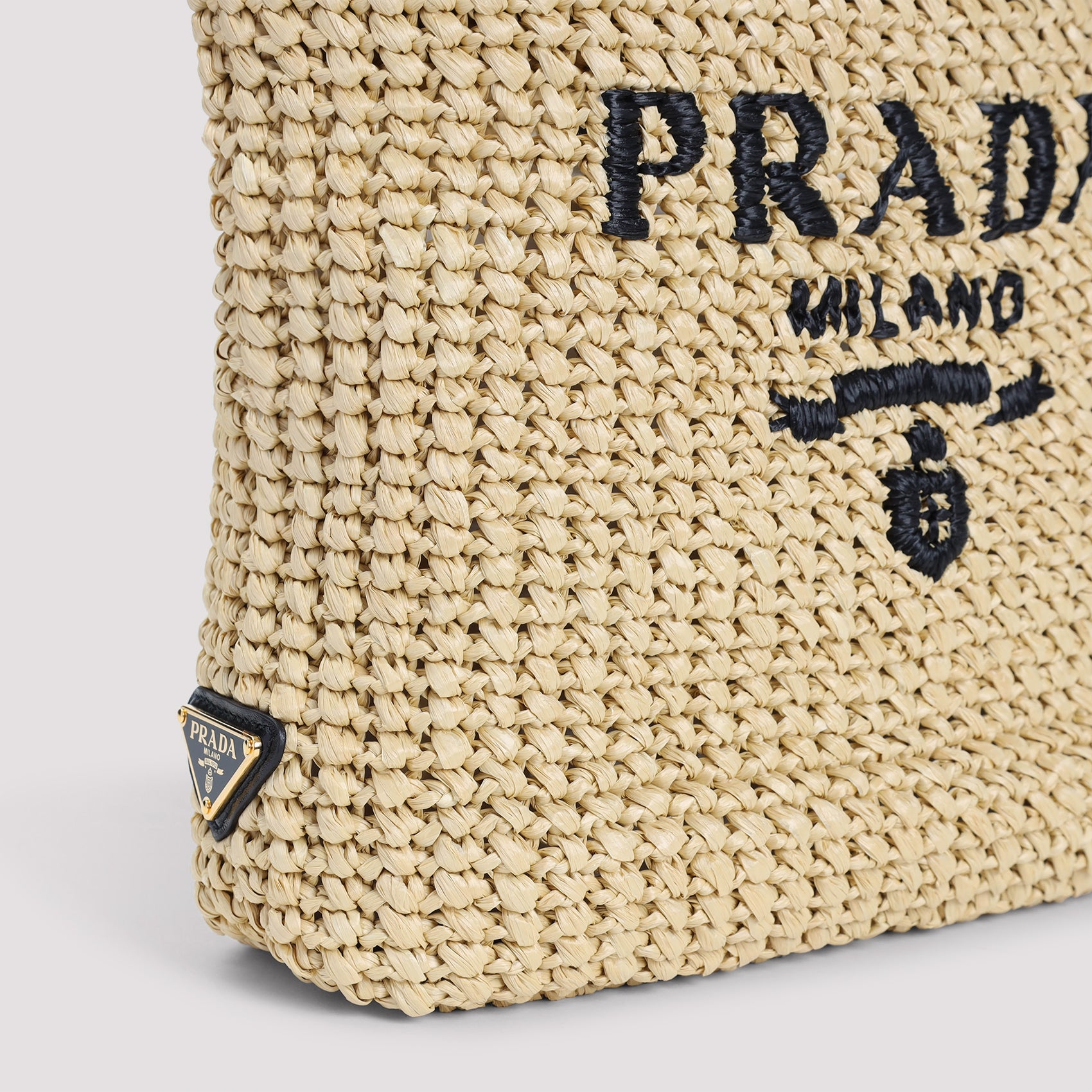 PRADA Stylish Straw Handbag
