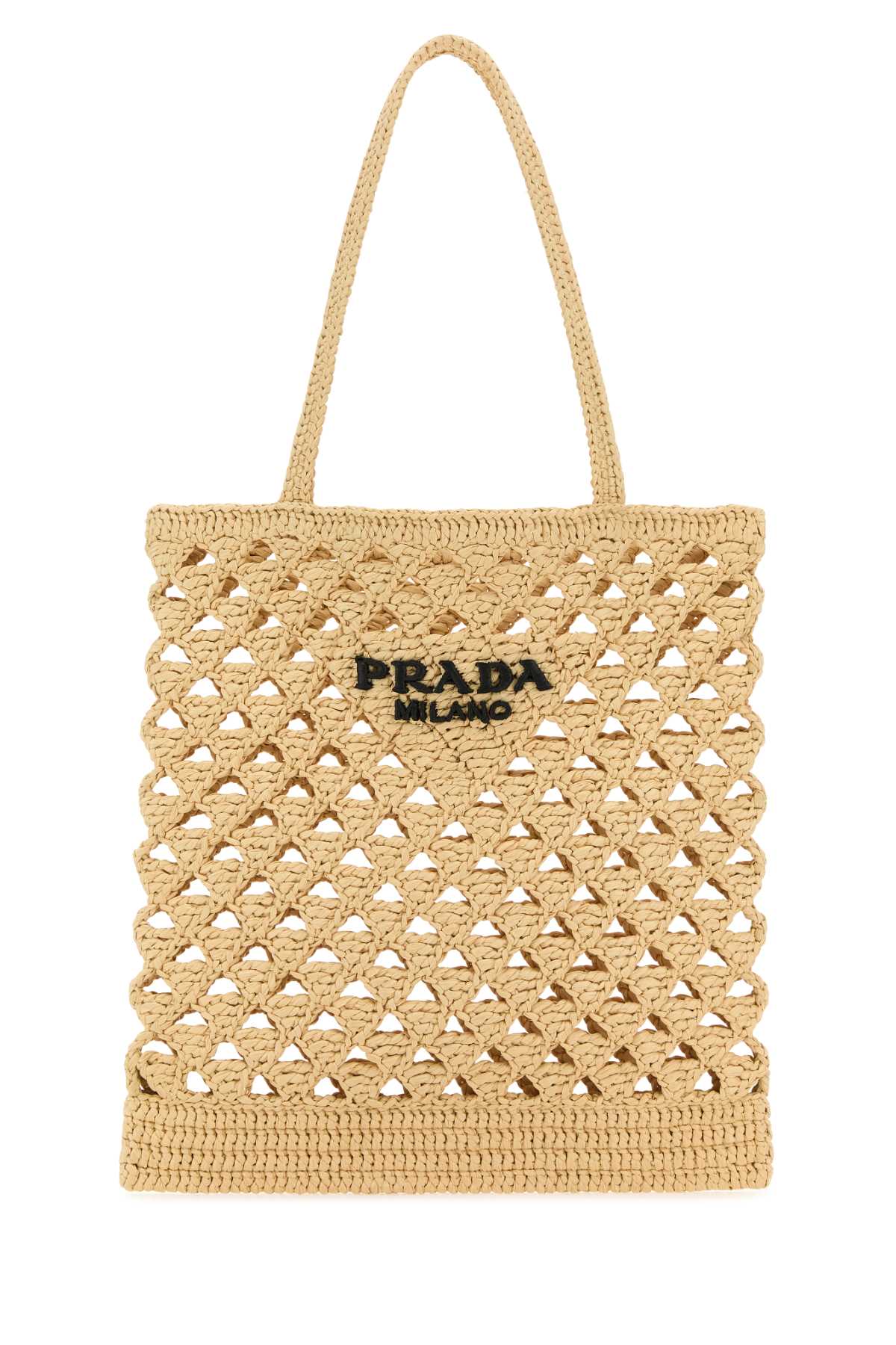 PRADA Elegant Straw Handbag