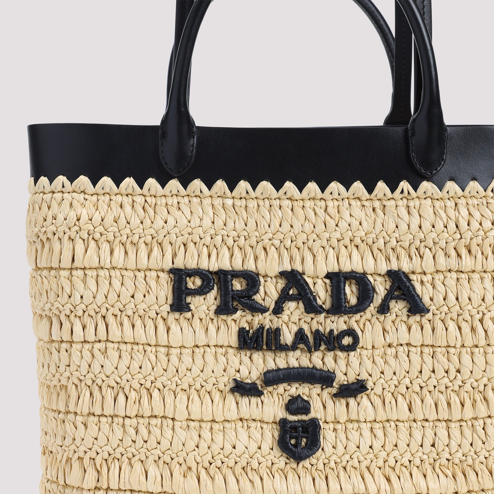 PRADA Mini Raffia Handbag for Women