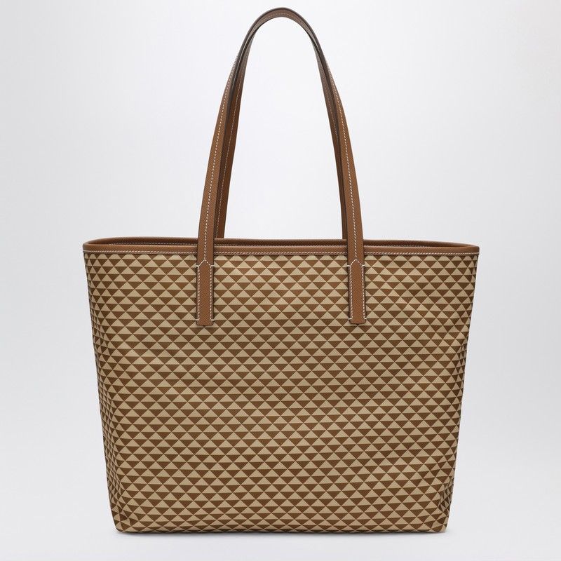 PRADA Handbag in Printed Re-Nylon with Top Handles