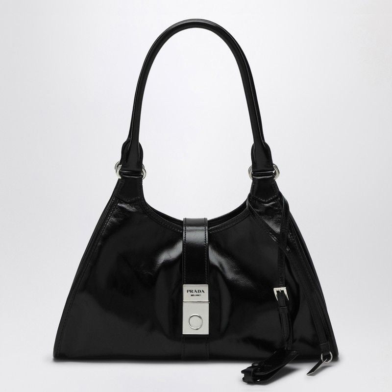 PRADA Medium Shopping Handbag with Trapeze Silhouette