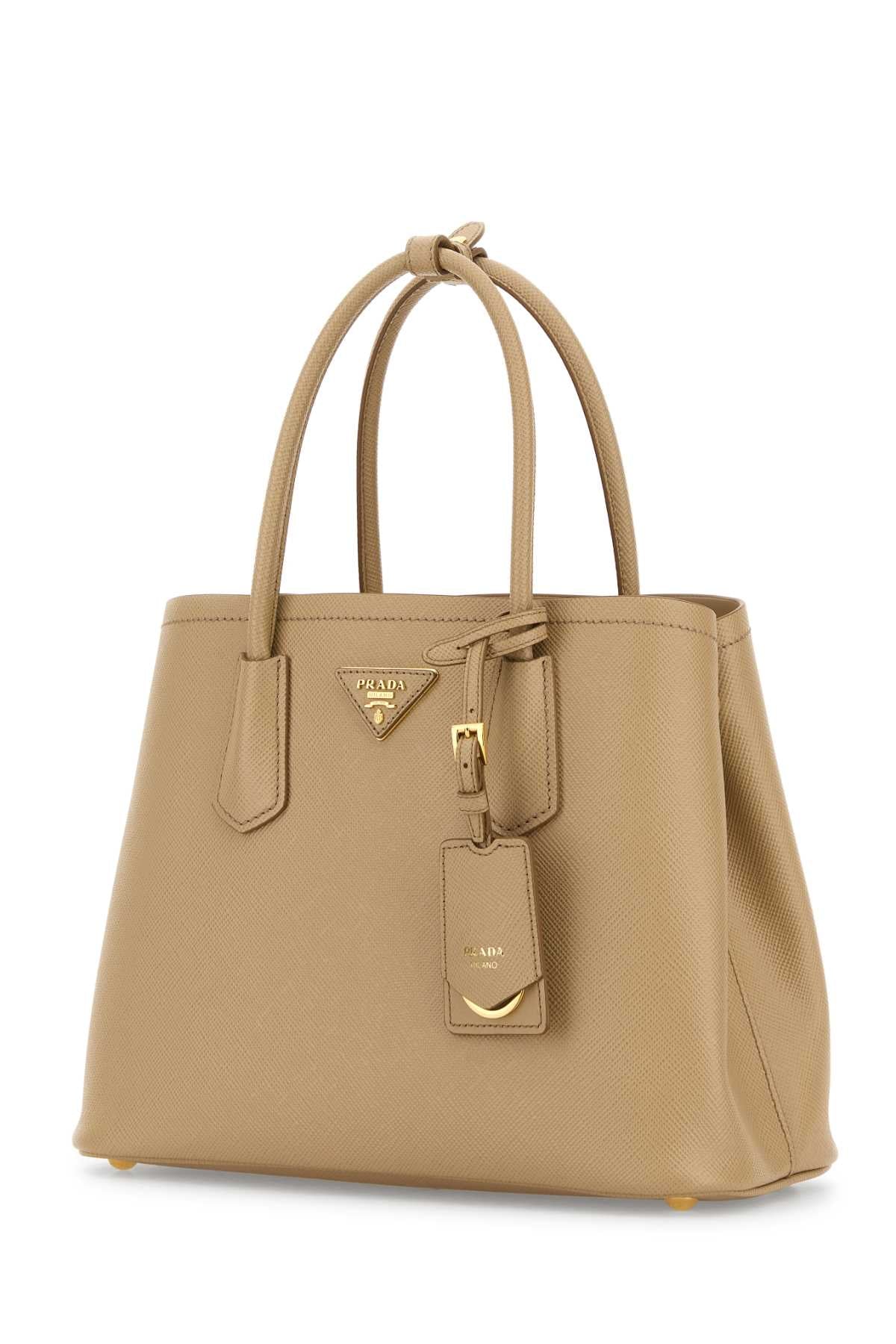 PRADA Mini Leather Double Handbag