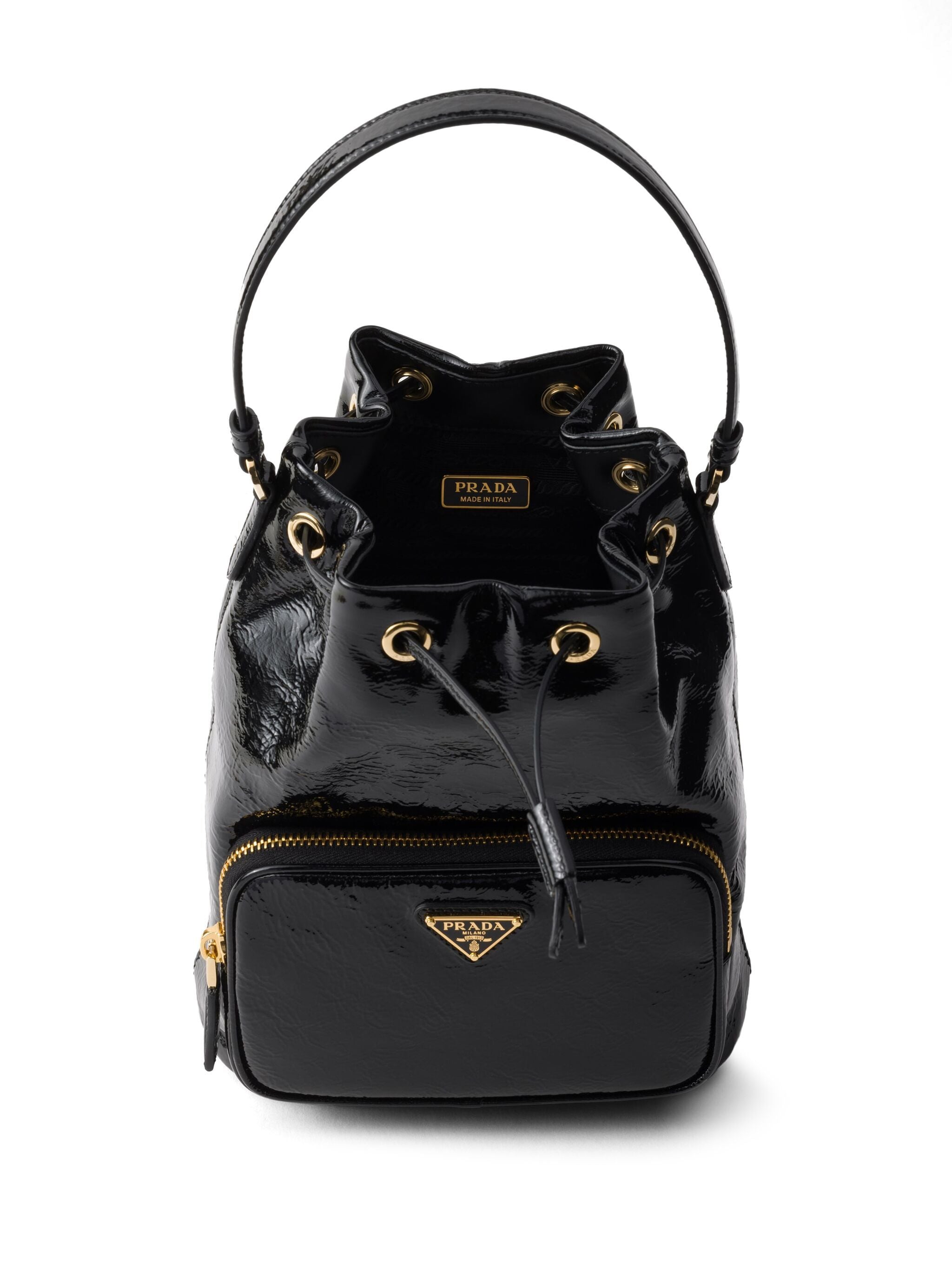 PRADA Women's Leather Handbag - FW25 Collection