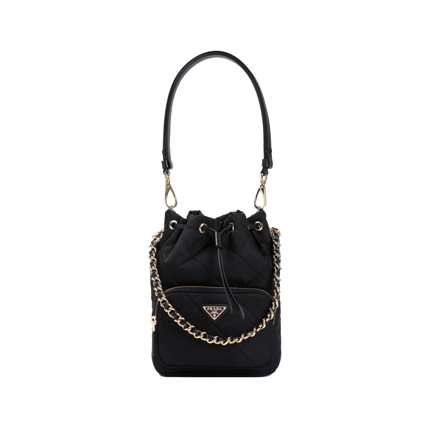 PRADA Re-Nylon Mini Bucket Handbag