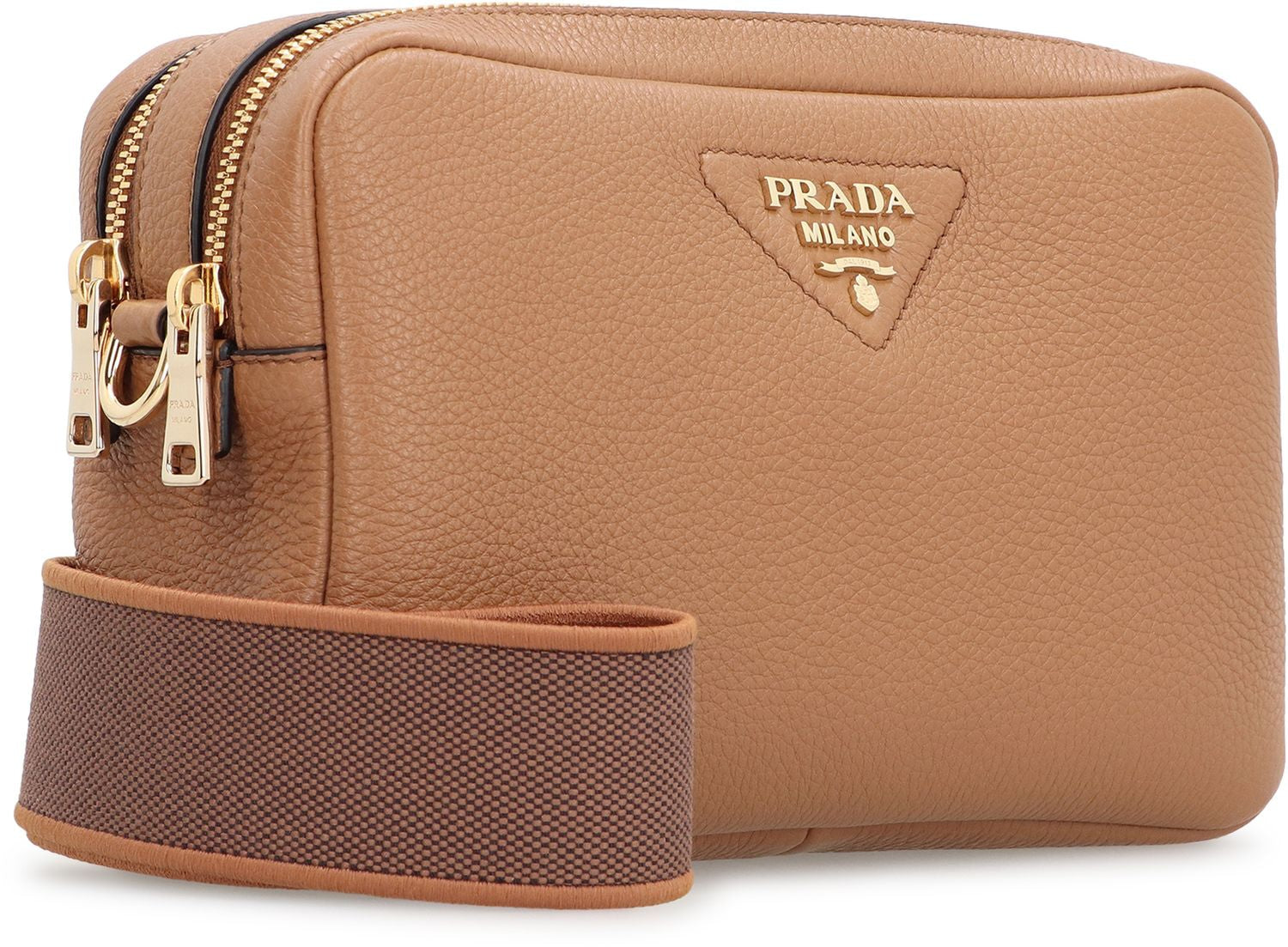 PRADA Mini Leather Crossbody Handbag