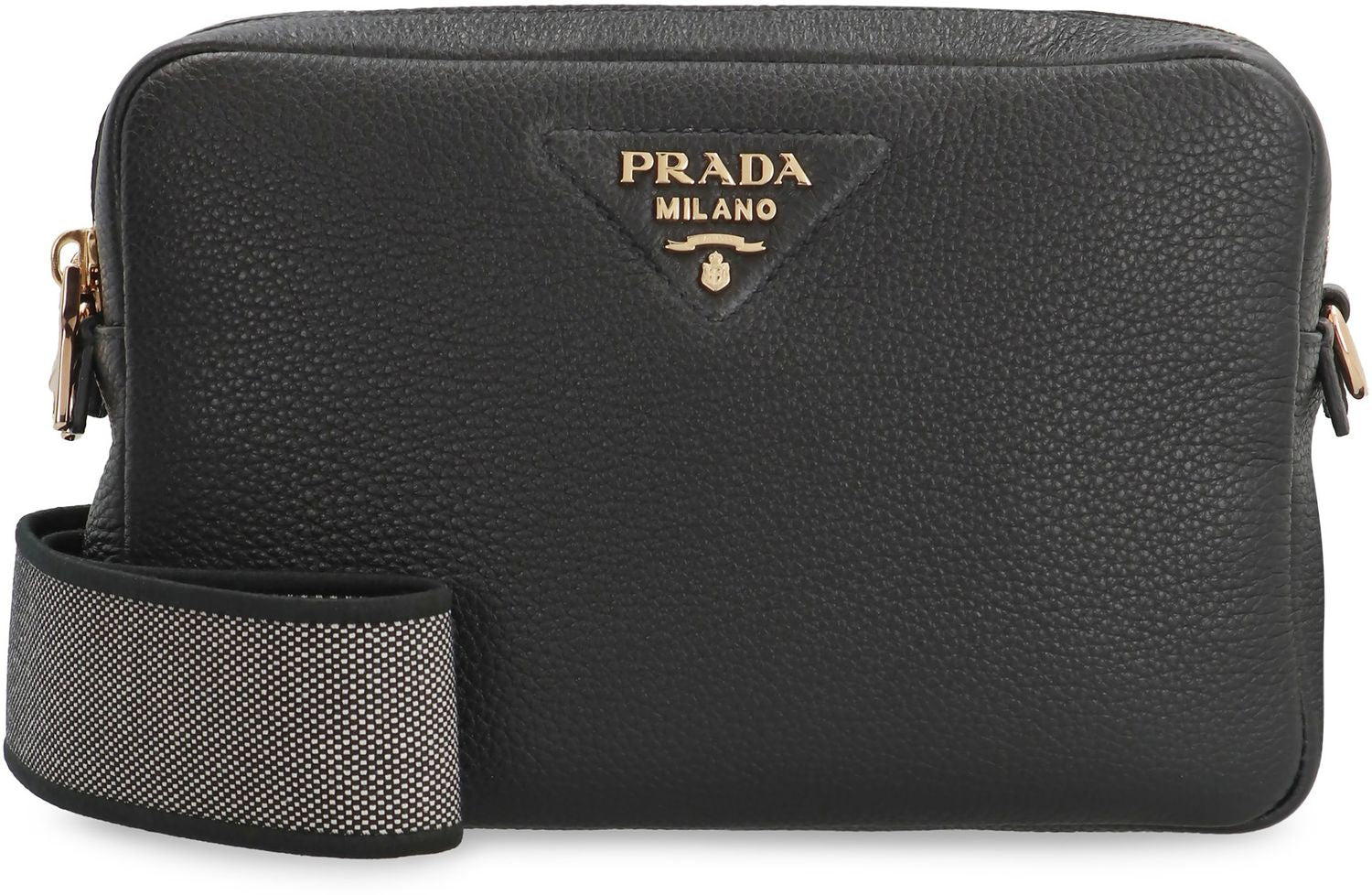 PRADA Mini Leather Crossbody Handbag