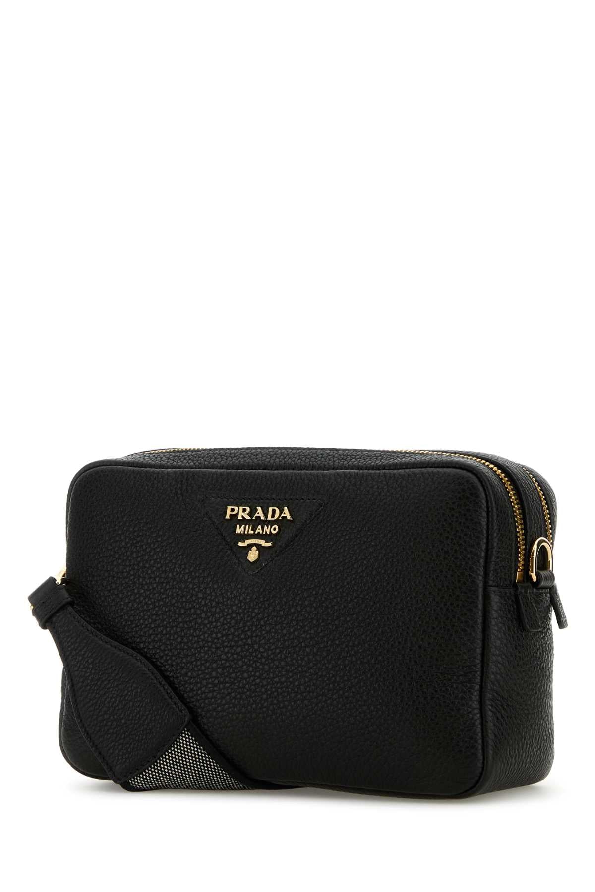 PRADA Mini Leather Crossbody Handbag