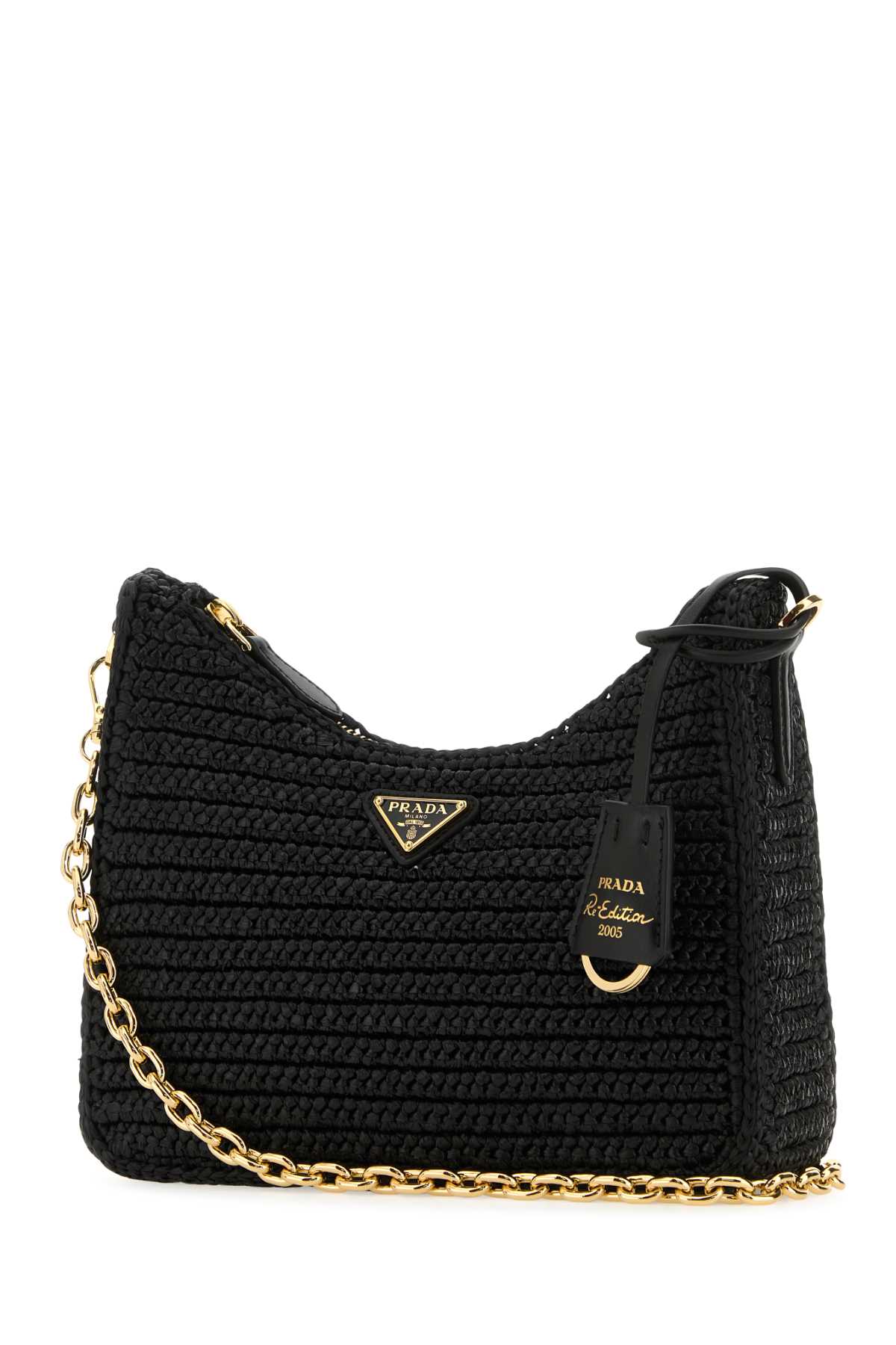 PRADA Mini Raffia Re-Edition 2005 Crossbody Handbag