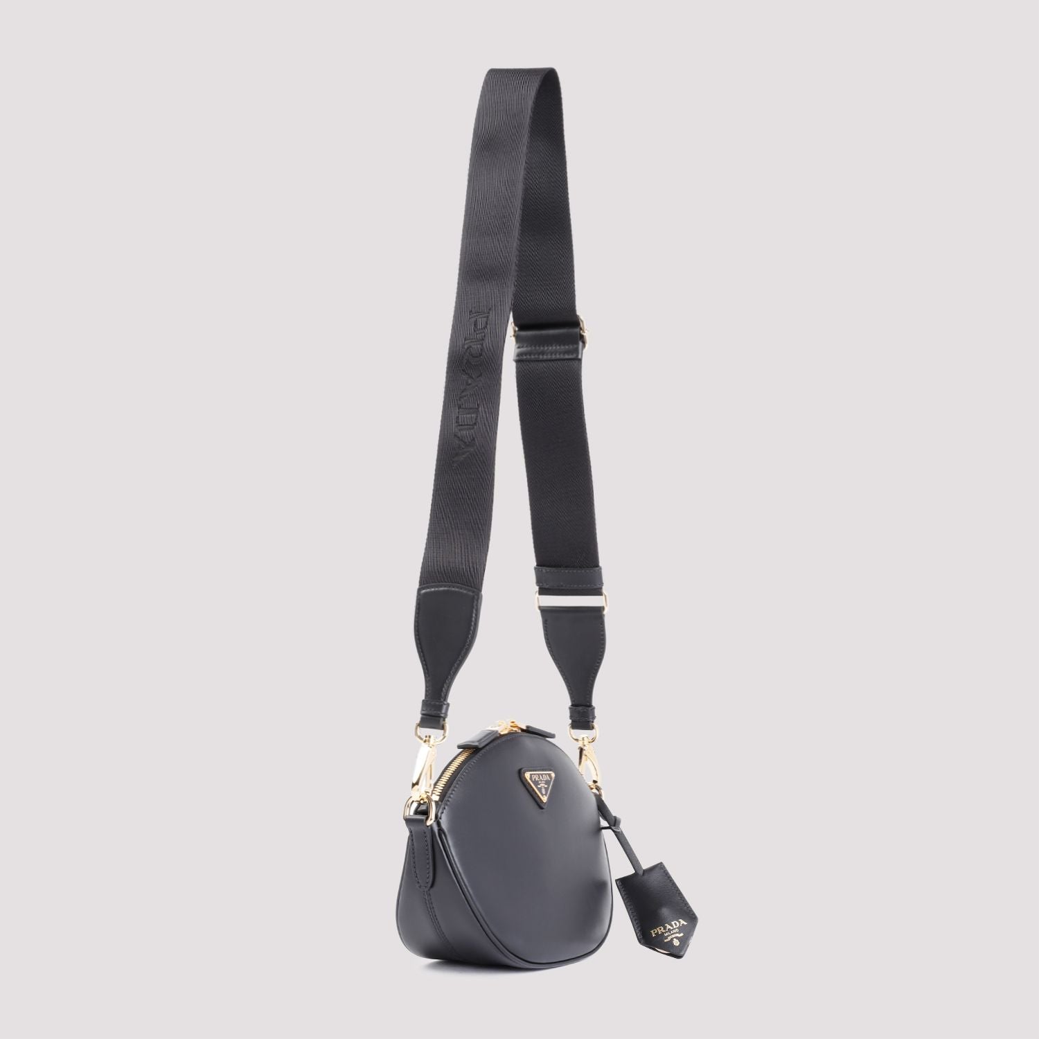 PRADA Mini Leather Crossbody Handbag
