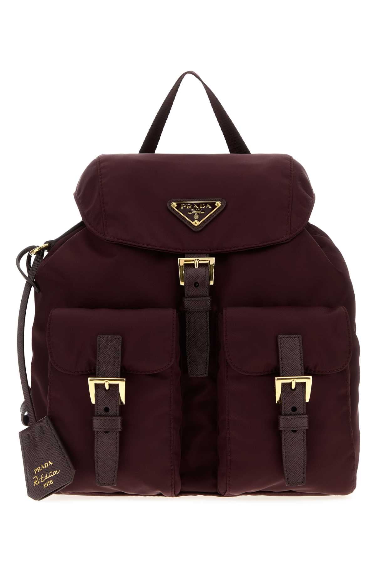 PRADA Recycled Nylon Mini Backpack - 23cm x 28cm x 12cm