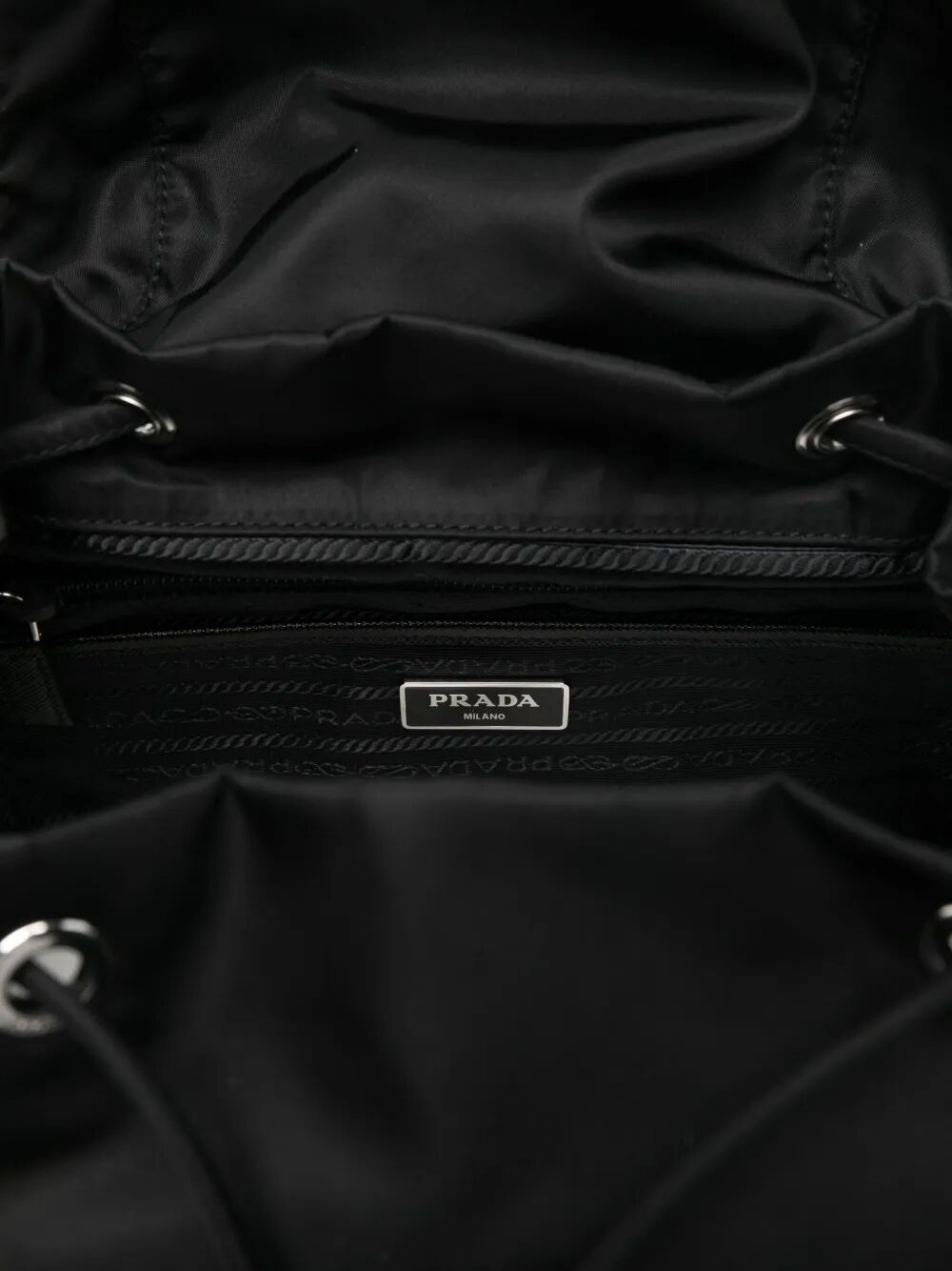 PRADA Medium Re-Nylon Backpack with Pouch Handbag - SS26