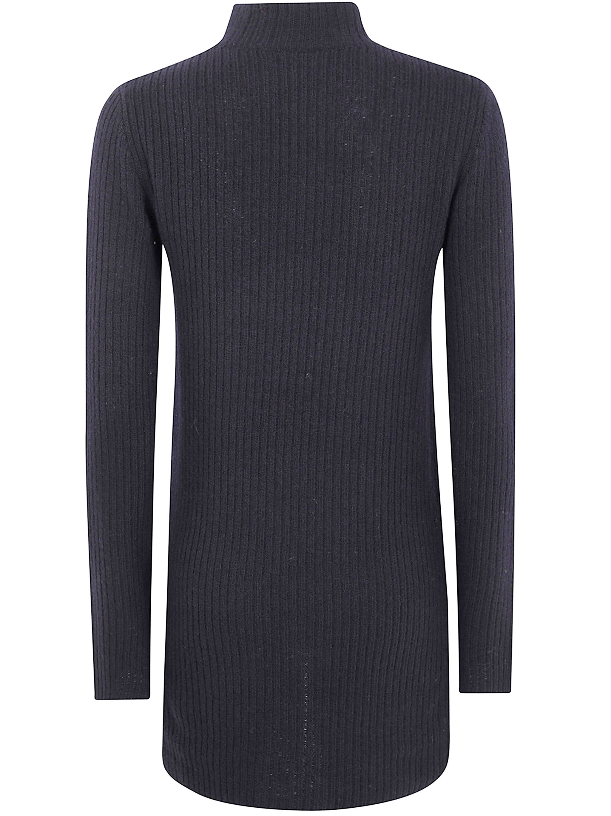 AVIU High Neck Sweater with Rouches