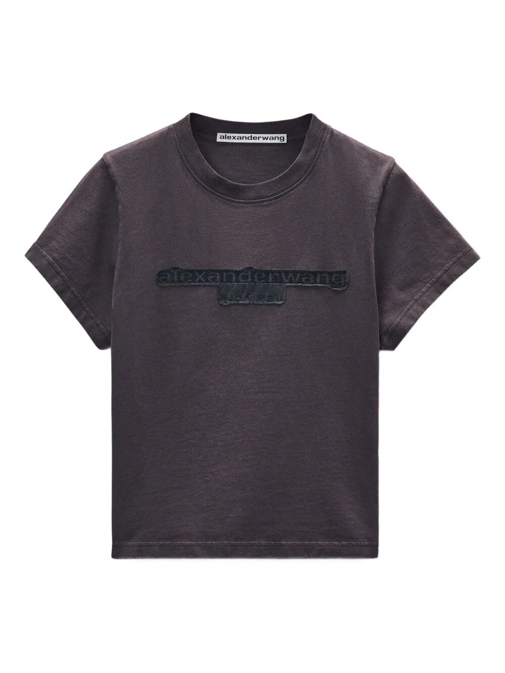 ALEXANDER WANG Slim Fit Vintage Wash T-Shirt for Women in Size S
