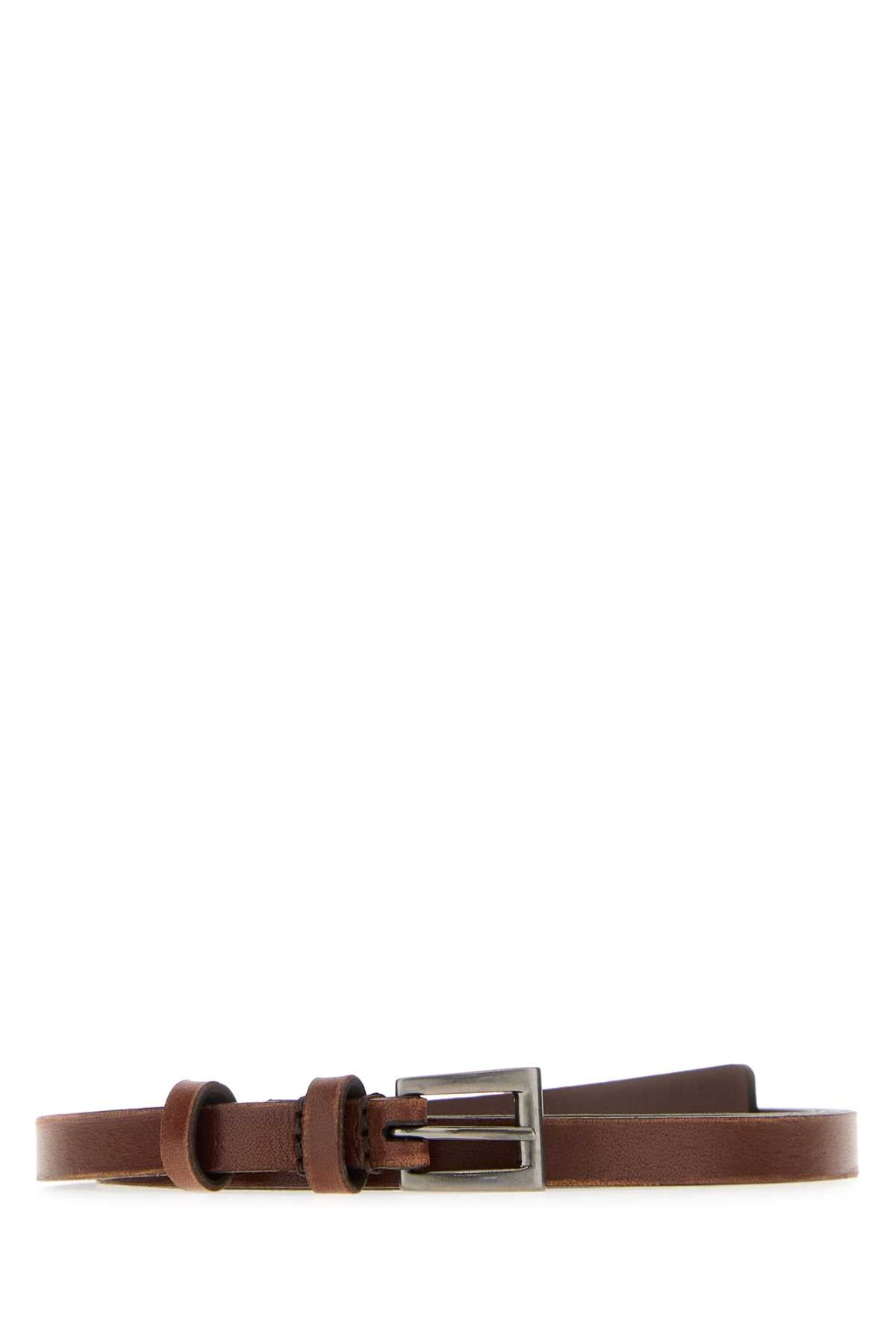 PRADA Elegant Leather Belt for Women - FW25 Collection
