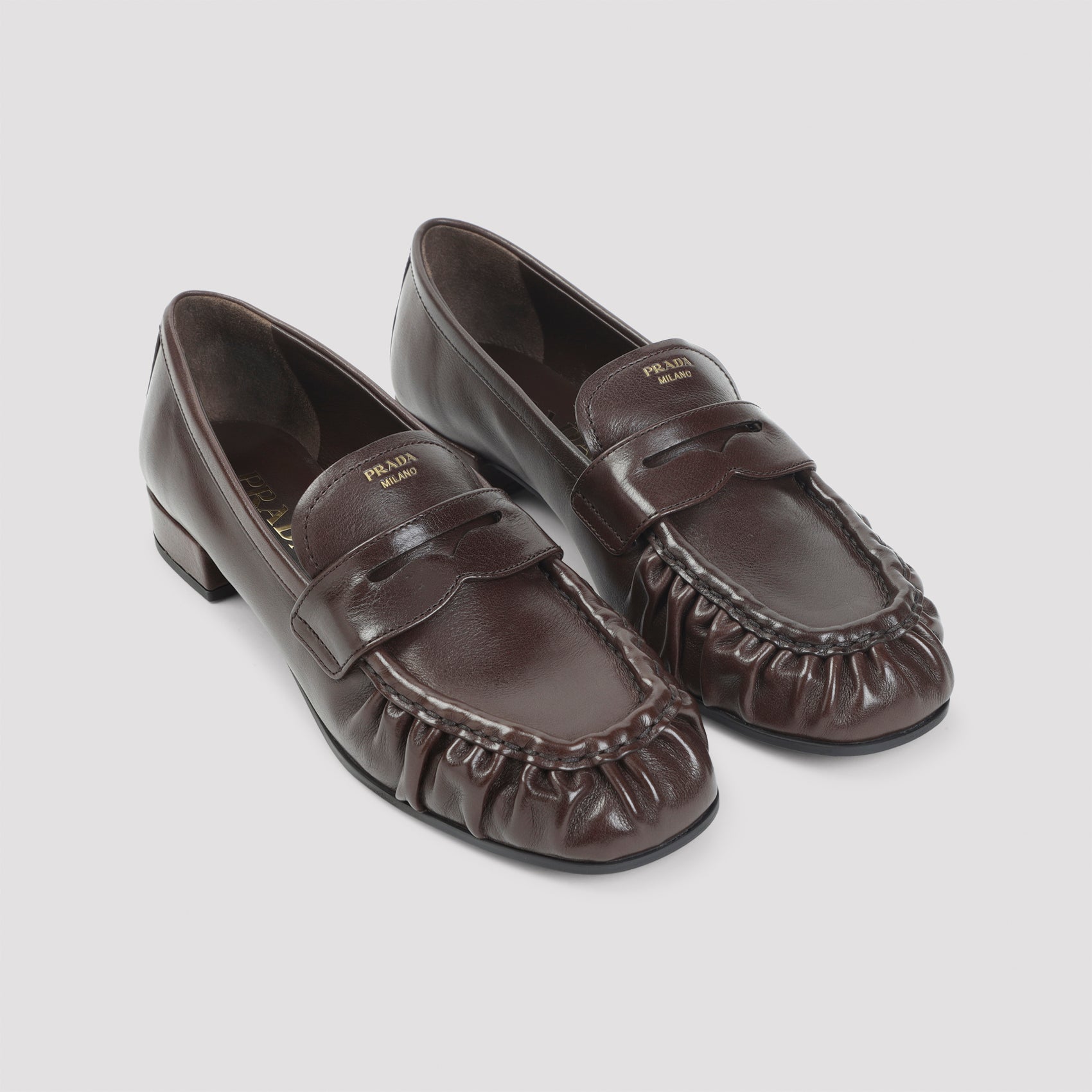 PRADA Stylish Women's Leather Loafers