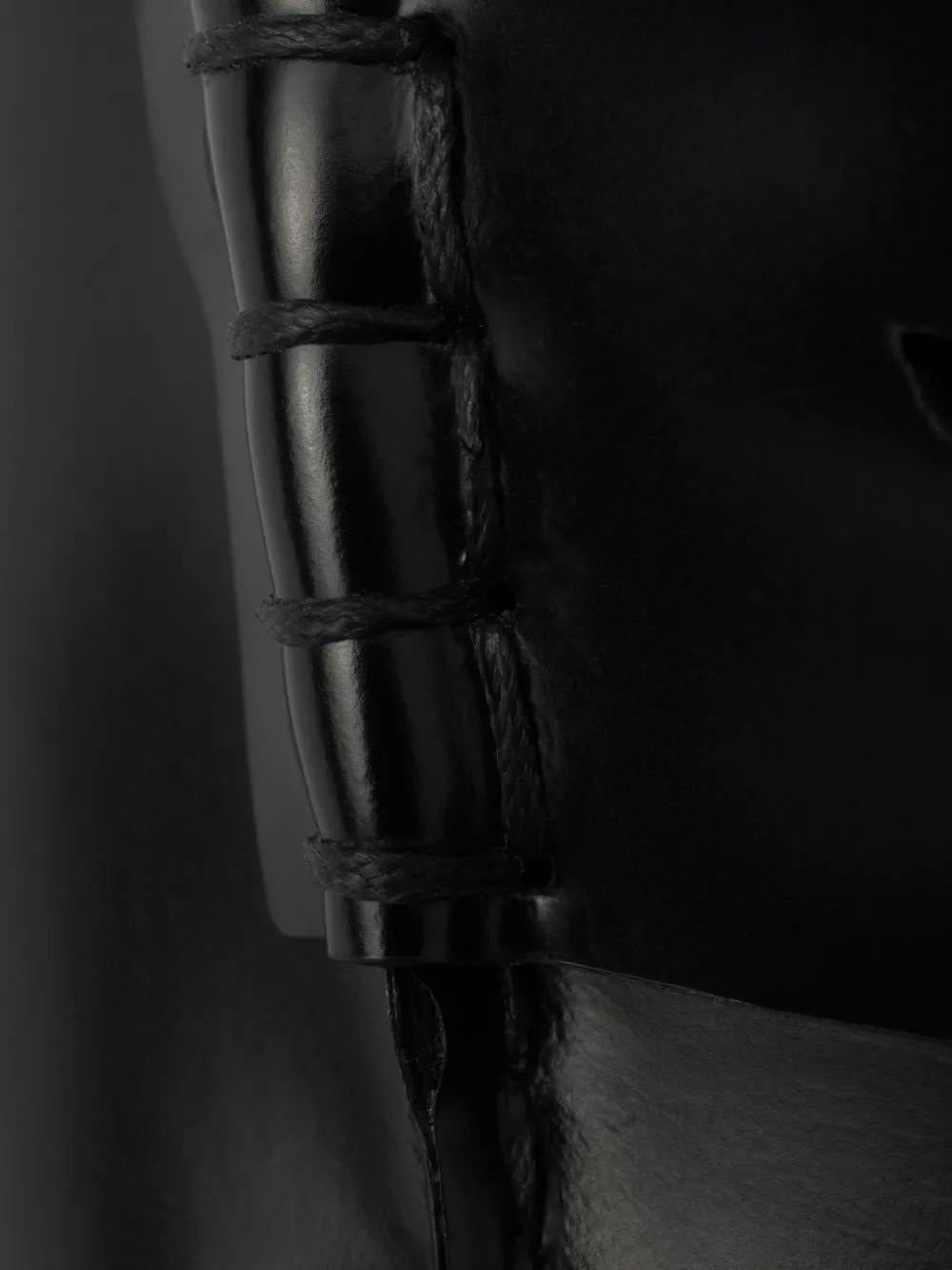 PRADA 20MM Brushed-Leather Band Loafers