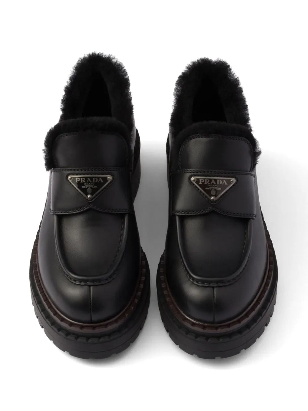 PRADA Elegantly Crafted Moccasins for Women