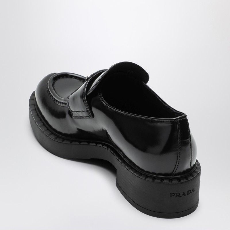 PRADA Stylish Loafers in Brushed Leather