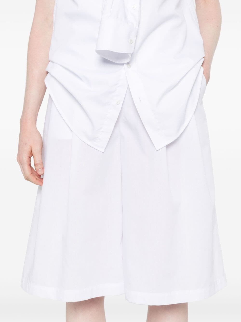 PIERANTONIO GASPARI Mini Popeline Shorts for Women