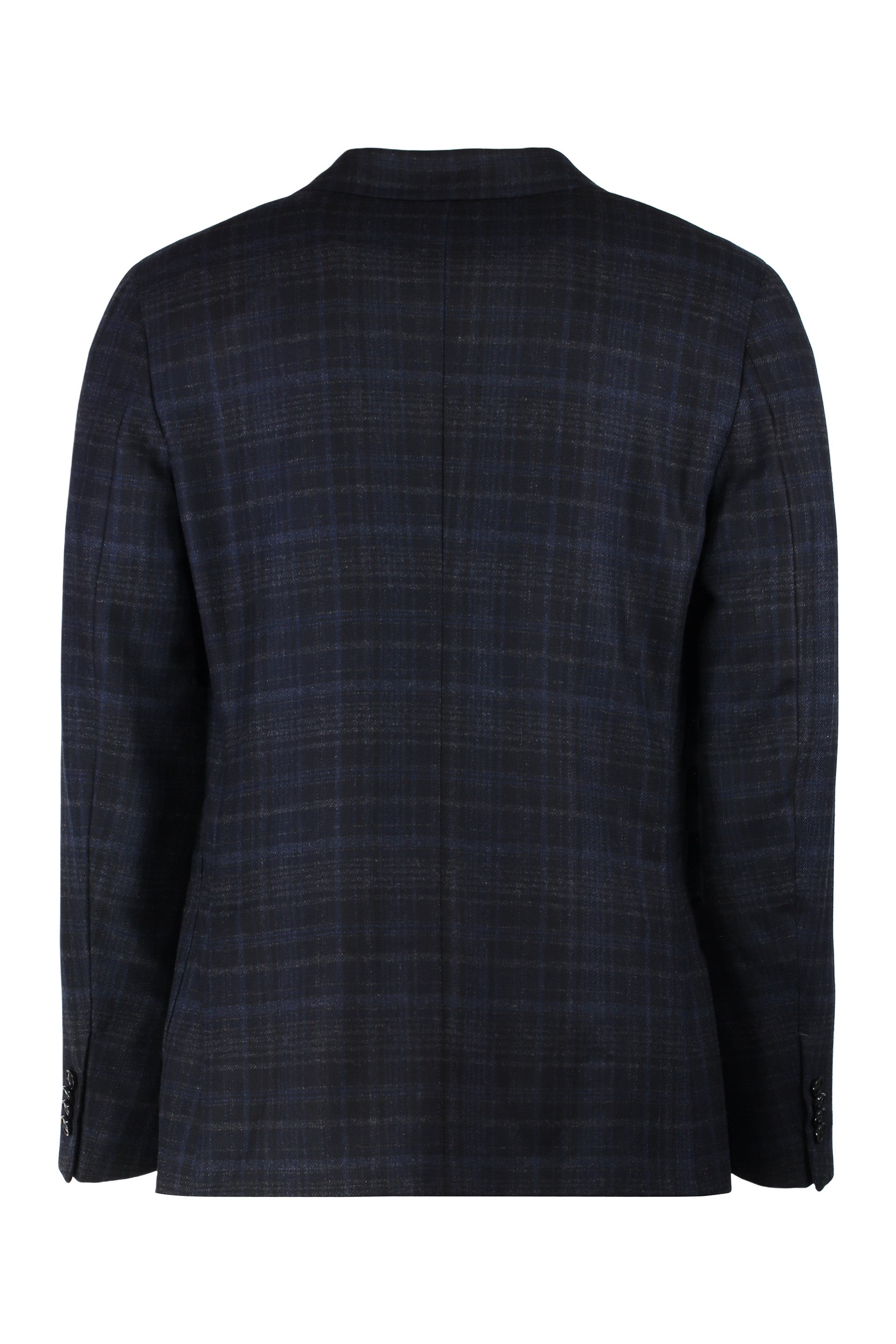ZEGNA Single-Breasted Two-Button Jacket for Men